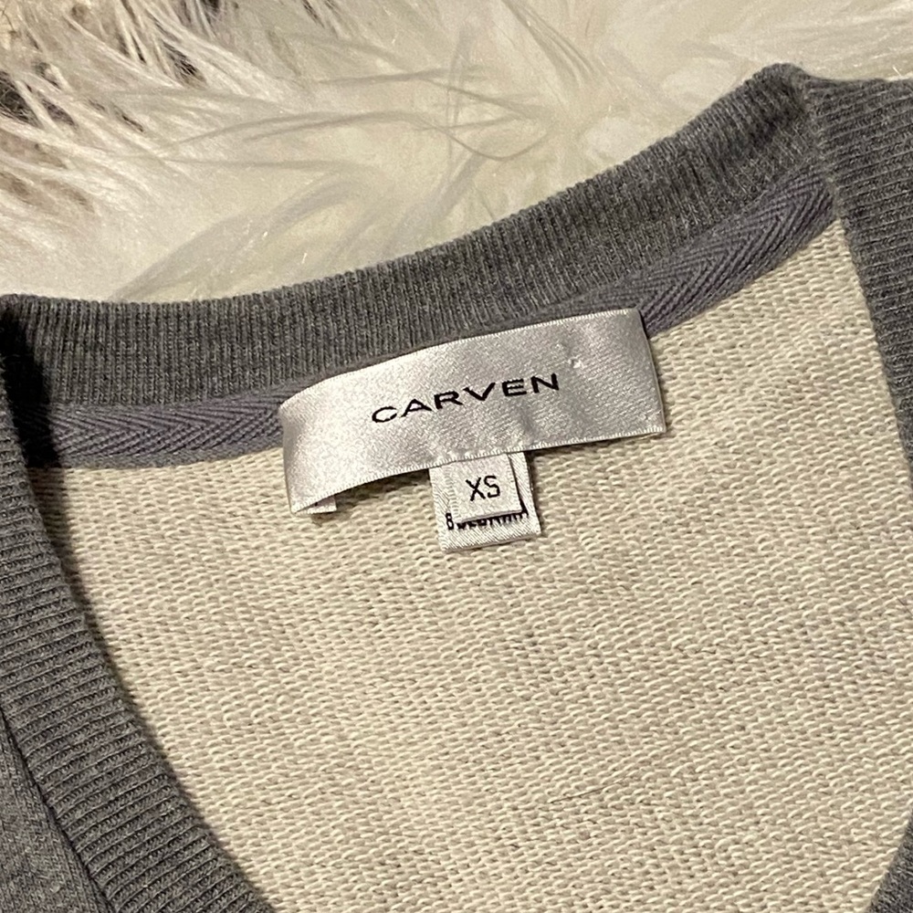 Carven Ruffle Sweatshirt Tank - Picture 5 of 8